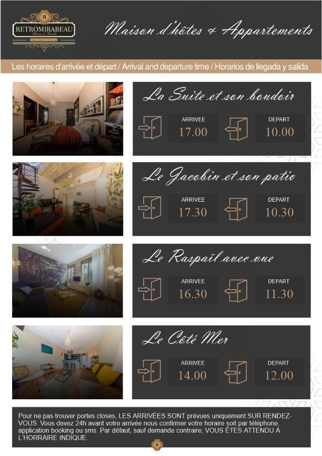 Retromirabeau - Chambre Suite & Appartements De Charme - Localisation Premium Нарбон Екстериор снимка