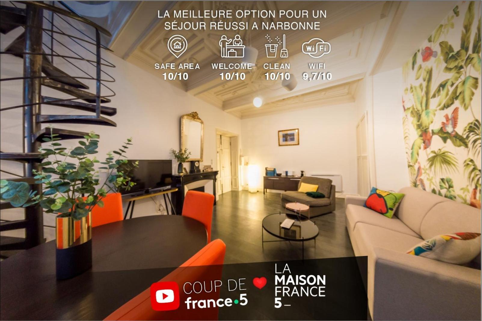 Retromirabeau - Chambre Suite & Appartements De Charme - Localisation Premium Нарбон Екстериор снимка