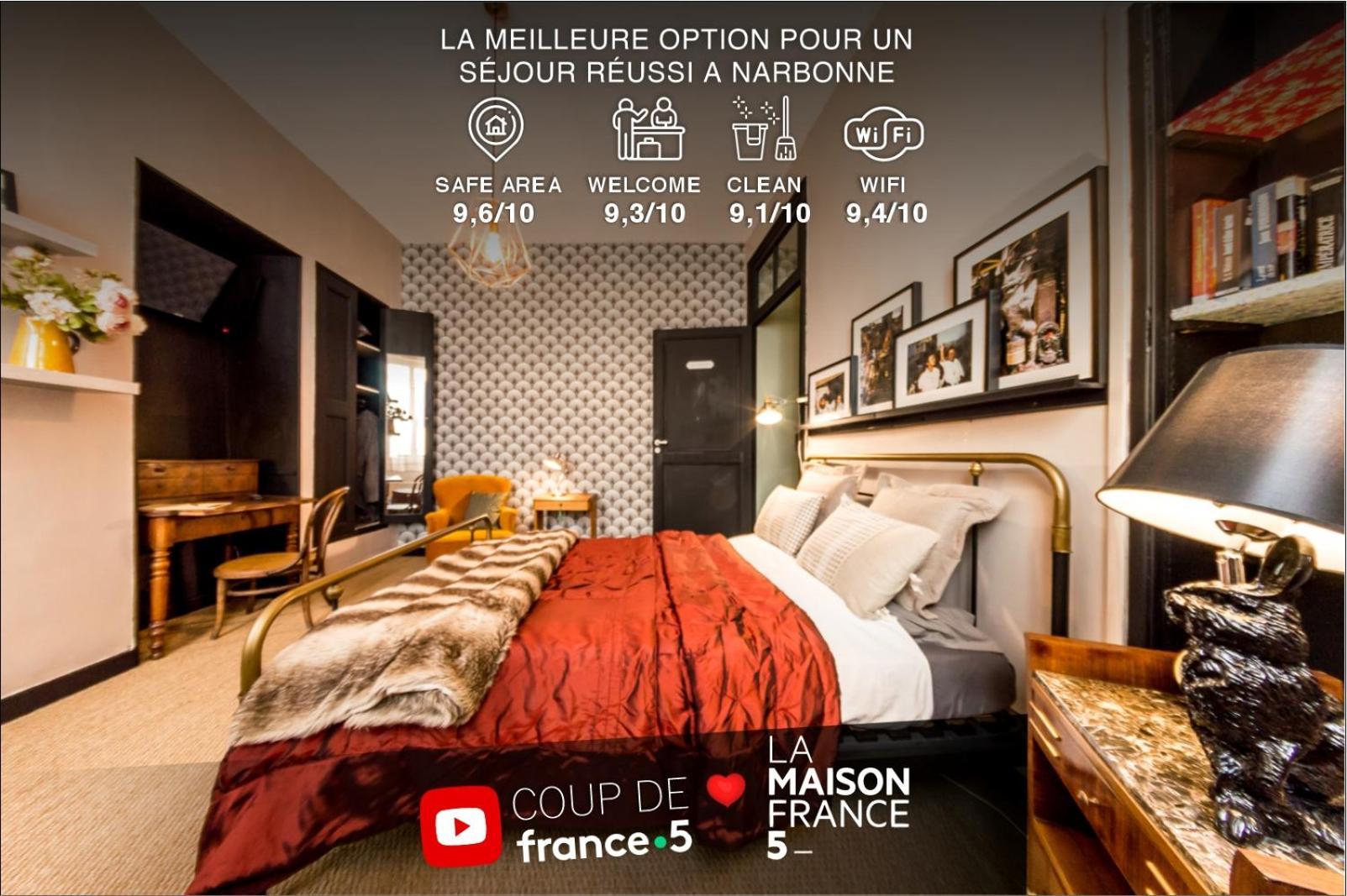 Retromirabeau - Chambre Suite & Appartements De Charme - Localisation Premium Нарбон Екстериор снимка